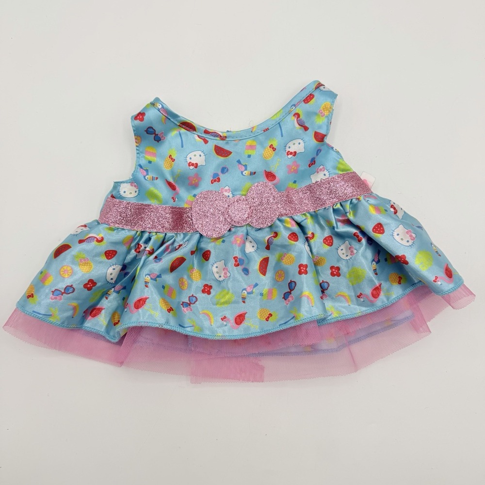 Build-A-Bear Hello Kitty 2023 Tropical Summertime Dress Sanrio Retired BABW